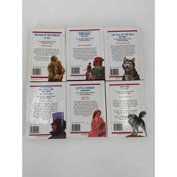 Lot of 6 Great Illustrated Classics Hardcover Baronet Books - Picture 2 of 6